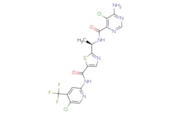 eMolecules​ Ambeed / (R)-2-(1-(6-Amino-5-chloropyrimidine-4-carboxamido)ethyl)-N-(5-chloro-4-(trifluoromethyl)pyridin-2-yl)thiazole-5-carboxamide