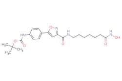 eMolecules​ 1045792-66-2 | Ambeed | tert-Butyl (4-(3-((7-(hydroxyamino)-7-oxoheptyl)carbamoyl)isoxazol-5-yl)phenyl)carbamate