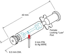 World Precision Instrument Microelectrode Holder (MPH6P), 1.2mm OD