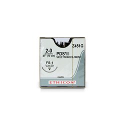 Med Vet International Ethicon PDS II Suture, Size 2-0, FS-1, 27