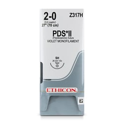 Med Vet International Ethicon PDS II Suture, Size 2-0, SH, 27"", 36/Box,