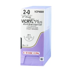 Med Vet International Ethicon Coated Vicryl Plus Antibacterial Suture,