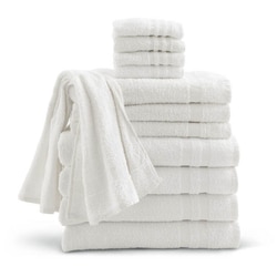 Med Vet International Terry Towel Terry Hand Towel, 16in x 27in, Dozen,