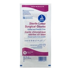 Med Vet International&nbsp;Powder Free Sterile Surgical Gloves, Individually Wrapped Surgeon's Gloves, Size 6.5, 50 Pairs