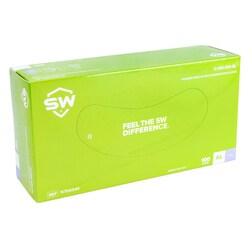 Med Vet International SW PowerForm PF-95BL Blue X-large Powder Free Disposable