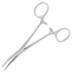 Med Vet International Miltex Vantage Kelly Hemostatic Forceps, 5.5in, Curved,