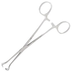 Med Vet International&nbsp;Miltex Vantage Babcock Tissue Hemostatic Forceps, 6.25in, 8mm Wide Jaws
