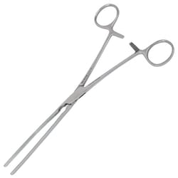 Med Vet International&nbsp;Miltex Vantage Doyen Intestinal Hemostatic Forceps, 9in, Straight, Longitudinal Serrations