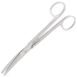 Med Vet International Miltex Dissecting Scissors, 6.75in, Curved, Quantity: