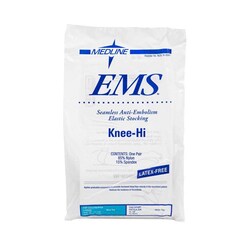 Med Vet International EMS Knee-High Anti-Embolism Stockings, Large Regular