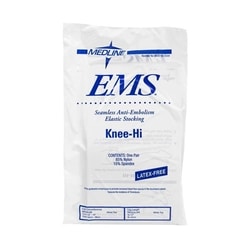 Med Vet International EMS Knee-High Anti-Embolism Stockings, Medium Regular