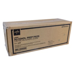 Med Vet International&nbsp;Sterile Alcohol Prep Pads, 2-Ply, Sterile, 1000/Case