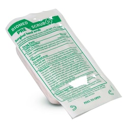 Med Vet International Sterile Surgical Scrub Brush W/PCMX Solution, Each,