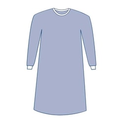 Med Vet International Level 2 Disposable Surgical Gown, Non-Sterile, Sms, X-Large, each