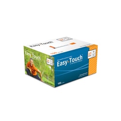Med Vet International&nbsp;EasyTouch U-100 Insulin Syringes, 1ml, 30G x 0.5in, 100/Box
