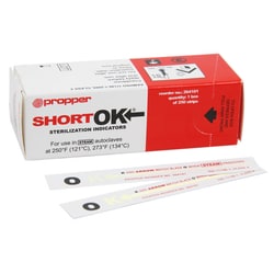 Med Vet International Steam Indicator Strips, 4in, 250/Box, Quantity: Pack