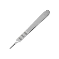 Med Vet International Scalpel Handle, Fits Blades 10-15c, No Scale, Von Klaus German Surgical Steel