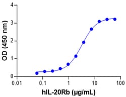 Biolegend&nbsp;Recombinant Human IL-20 (carrier-free) Reactivity: Human; Apps: BA; Size: 25 ug