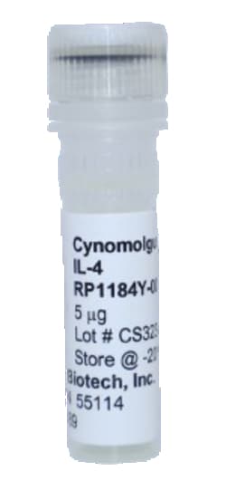 Kingfisher Biotech Inc Cynomolgus Monkey IL-4 Recombinant Protein (Yeast,