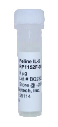 Kingfisher Biotech Inc Feline IL-5 Recombinant Protein (Yeast, Endotoxin