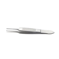 World Precision Instrument&nbsp;Lester Forceps, 8 cm, 1x2 Teeth