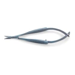 World Precision Instrument Vannas Spring Scissors, 8.2cm, Straight, Titanium,
