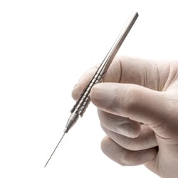 World Precision Instrument Vitrectomy Scissors, Vertical Opening, 60 deg,