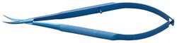 World Precision Instrument Castroviejo Curved Scissors, 12cm, Curved, Titanium,
