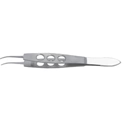 World Precision Instrument Tying Forceps Curved, 9.6 cm, 6 mm Tying Platform,