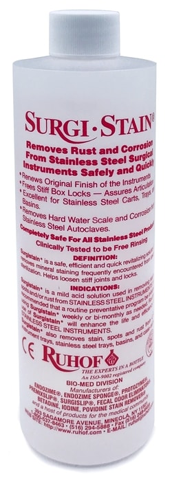 World Precision Instrument Surgistain Rust and Stain Remover, 16 oz., Quantity:
