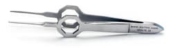 World Precision Instrument Foerster Forceps, 10.2 cm, Straight, Serrated,