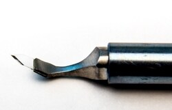World Precision Instrument Sapphire Blade, Elbow Double Lancet, 2.80mm
