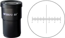 World Precision Instrument Microscope Reticle in 20x Eyepiece, Quantity: