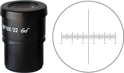 World Precision Instrument Reticle in 10x Eyepiece
