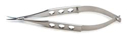 World Precision Instrument Katena-Vannas Spring Scissors, 11cm, Curved, 10mm Blades