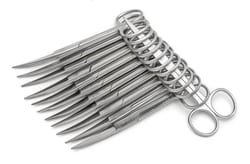 World Precision Instrument Operating Scissors, 14 cm, Curved, Sharp/Sharp,