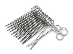 World Precision Instrument Operating Scissors, 14 cm, Straight, Sharp/Blunt,