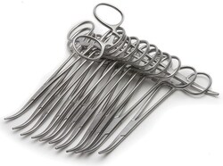 World Precision Instrument&nbsp;Crile Forceps, 14cm, Curved, 12-pack, Disposable