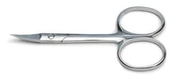World Precision Instrument Mini Iris Scissors, 8cm, Curved, Sharp Tips,