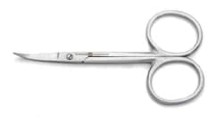 World Precision Instrument Mini Dissecting Scissors, 8.5cm, Curved, Blunt Tips