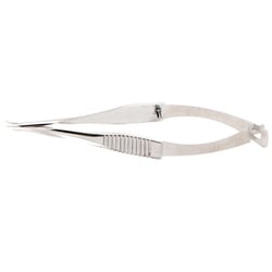 World Precision Instrument Vannas Tubingen Scissors, 8cm, Curved, German