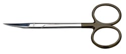 World Precision Instrument Iris Scissors, 11.5cm, SuperCut, Curved, Quantity: