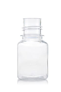 FOXX LIFE SCIENCES&nbsp;125mL PETG Media Bottle Non Sterile, No Cap, 96CS