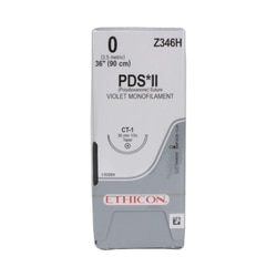 Med Vet International Ethicon PDS II Polydioxanone Suture, Size 0, CT-1,