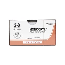 Med Vet International SUTMONOCRYL2-0CT-227, Quantity: Pack of 36