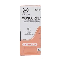 Med Vet International SUTMONOCRYL3-0RB-127, Quantity: Pack of 36