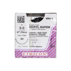 Med Vet International Ethicon Vicryl Rapide Suture, Size 3-0, SH, 27In,