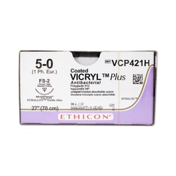 Med Vet International Ethicon Vicryl Polyglactin 910 Plus Antibacterial