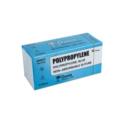 Med Vet International Oasis Polypropylene Suture, Size 3-0, with NCT-1