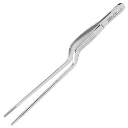 Med Vet International Miltex Vantage Jansen Bayonet Dressing Forceps, 6.25in,